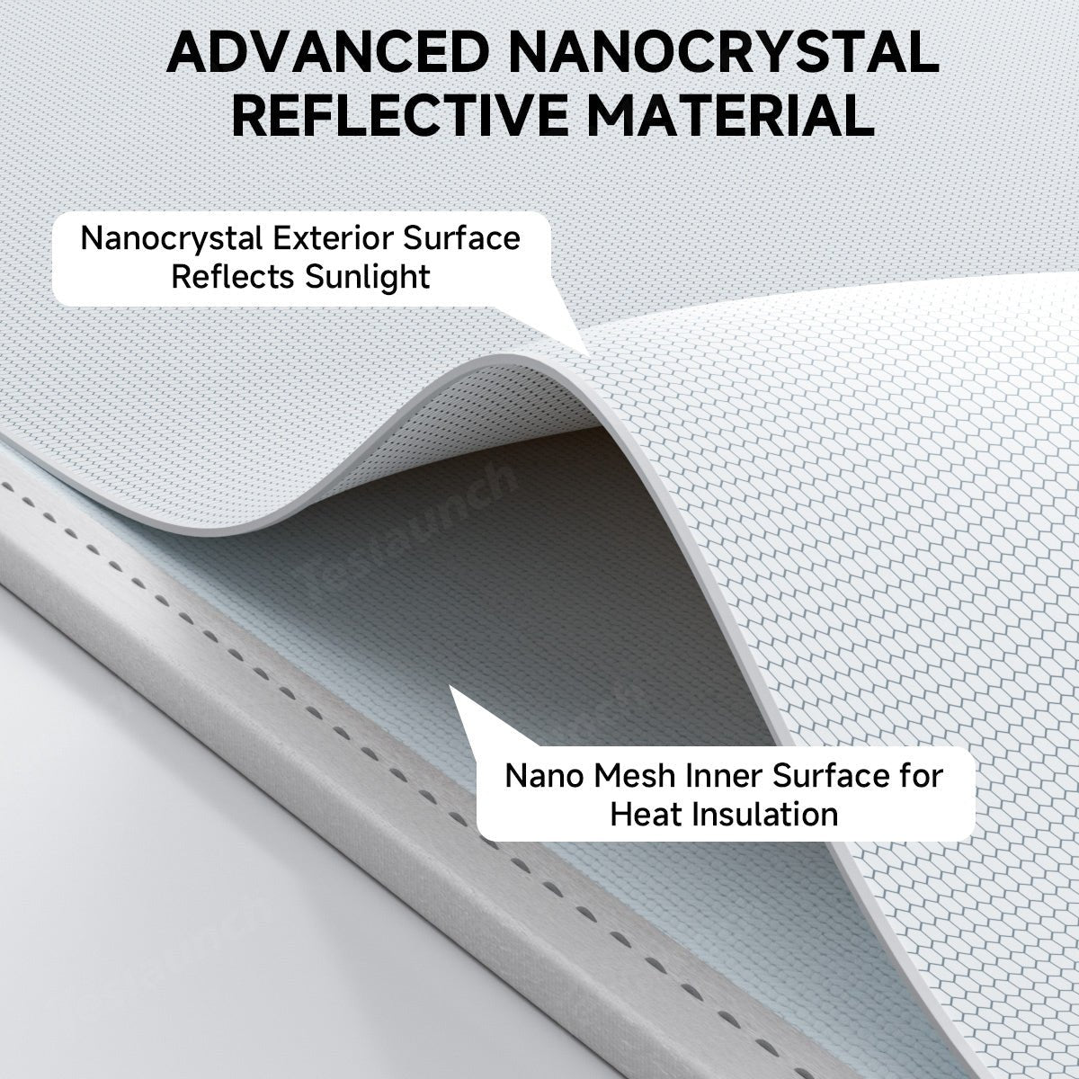 Split Nano Ice Crystal Glass Roof Sunshade for Tesla Model Y Juniper 2025+ - T-Launch