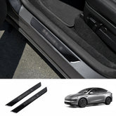 Stainless Steel Door Sill Protection Covers for Tesla Model Y Juniper 2025+ - T-Launch