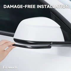 Stainless Steel Side Mirror Anti-Scratch Edge Protector Trim for Tesla Model Y Juniper 2025+/Model Y L 2026+ - T-Launch
