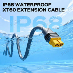 Starlink Gen 3 Performance XT60 12AWG Heavy-Duty Extension Cable - 10FT/3M - T-Launch