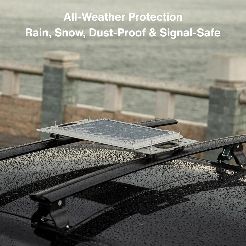 Starlink Mini T-Slot Roof Rack Mount with Stainless Steel Frame & PC Shell Cover - T-Launch