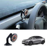 Steering Wheel Magnetic Magsafe Wireless Charging Phone Holder For Tesla Model 3/Y(2017-2025) - T-Launch