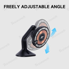Steering Wheel Magnetic Magsafe Wireless Charging Phone Holder For Tesla Model 3/Y(2017-2025) - T-Launch