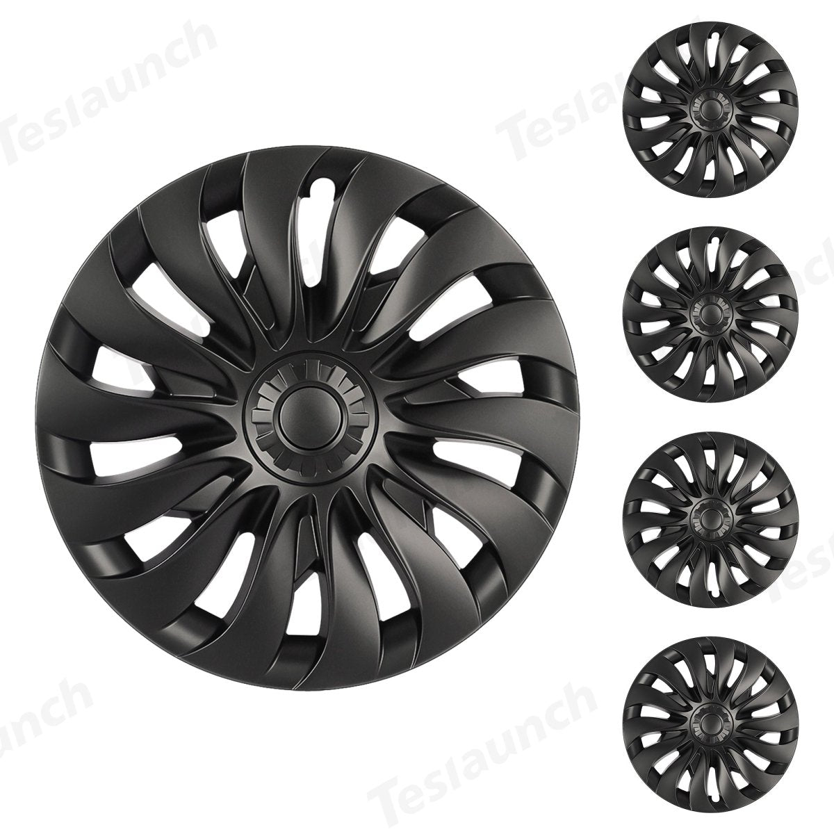Storm Style Full Cover Wheel Hubcap For Tesla 2024+ Model 3 Highland 18-inch Wheels (4PCS) - T-Launch