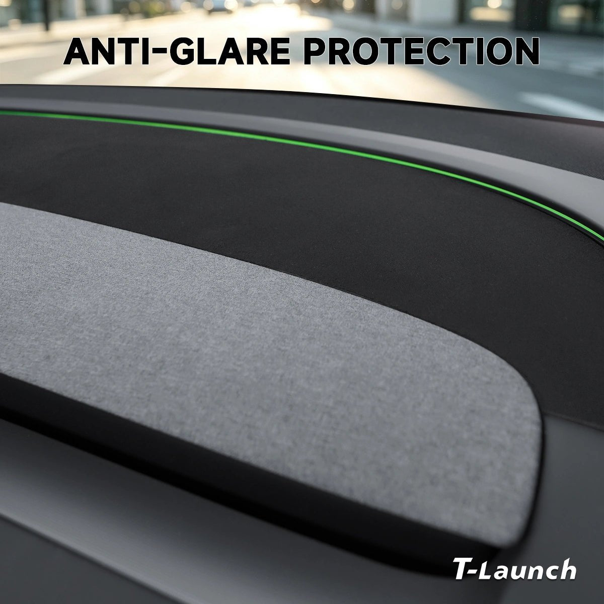 Suede Dashboard Sunshade & Anti-Glare Mat for Tesla Model Y L 2026+ - T-Launch