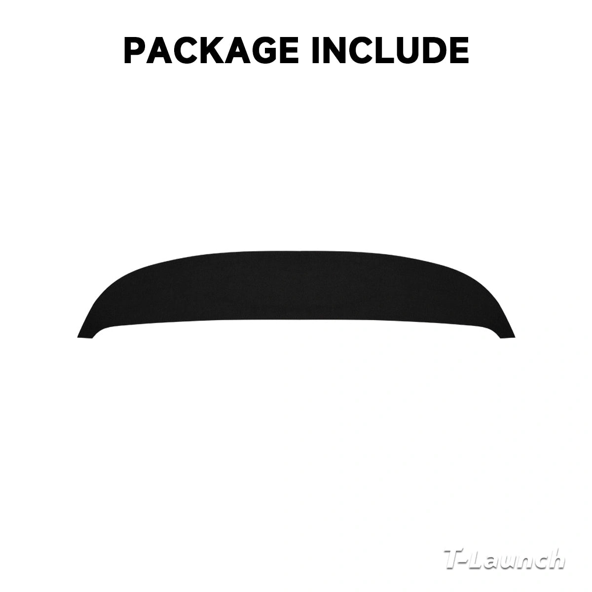 Suede Dashboard Sunshade & Anti-Glare Mat for Tesla Model Y L 2026+ - T-Launch