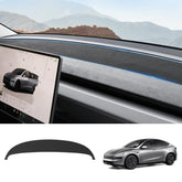 Suede Sunshade Dashboard Mat – UV Protection & Anti-Glare for Tesla Model Y Juniper 2025+ - T-Launch