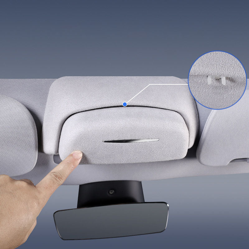 Sunglasses Holder Glasses Case Storage Box for Tesla Model 3 Highland Standard 2025+ - T-Launch