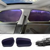 Static Cling Mesh Insulated Side Window Sunshade For Tesla Model 3