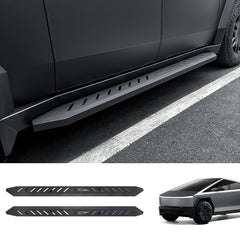 Tesla Cybertruck Running Boards Side Steps - Exterior Brackets Nerf Bars - T-Launch