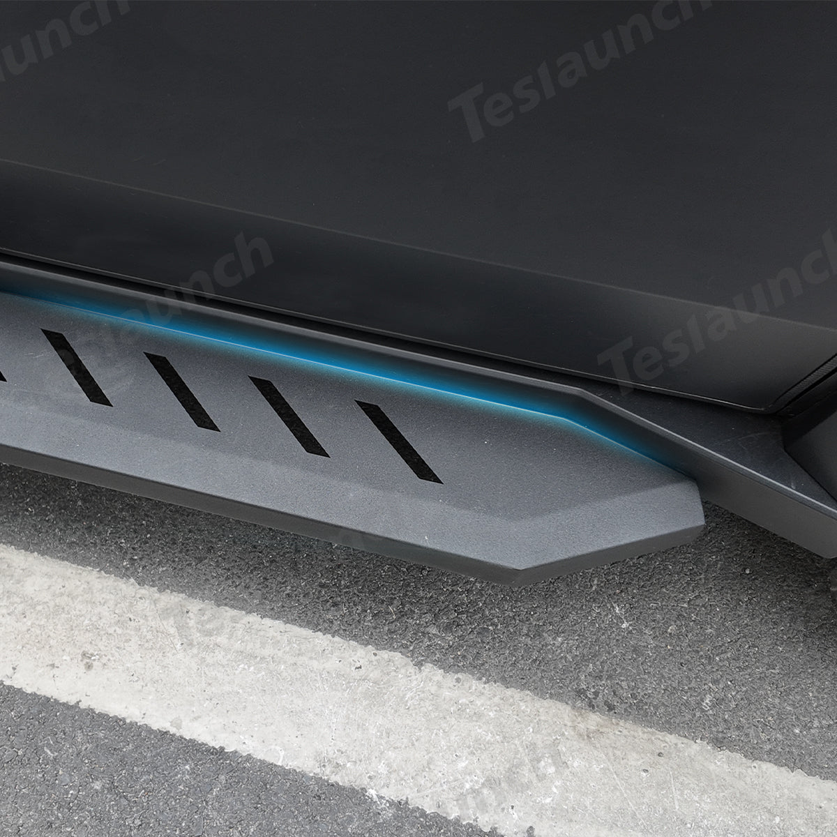 Tesla Cybertruck Running Boards Side Steps - Exterior Brackets Nerf Bars - T-Launch