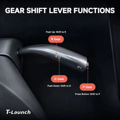 Tesla Model S/X Turn Signal Stalk Retrofit Kit with Gear Shift Lever - T-Launch