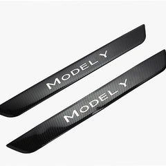 Tesla Model Y Door Sill Covers Vinyl Wrap Protector (2020-2023) - T-Launch