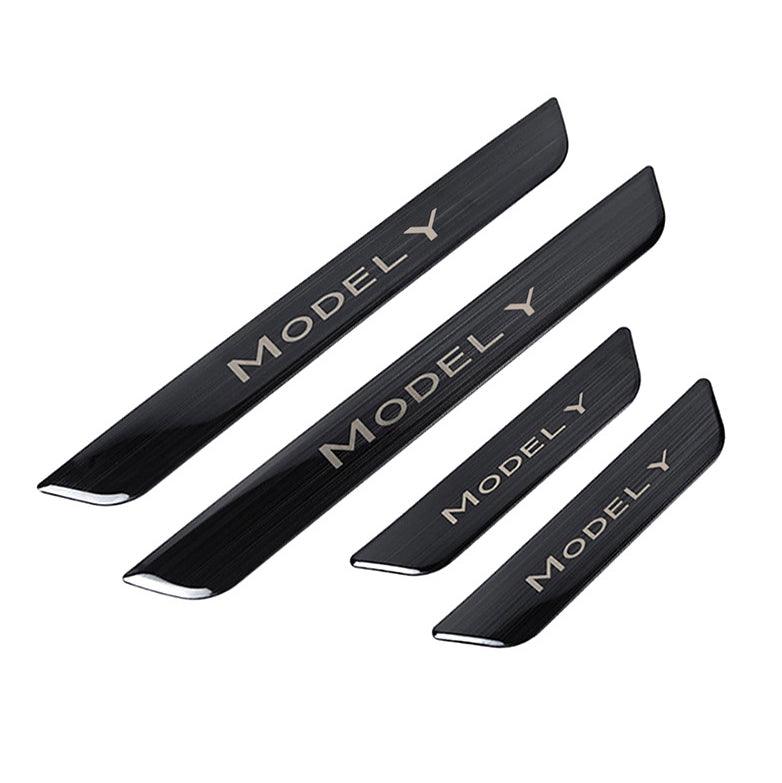 Tesla Model Y Door Sill Covers Vinyl Wrap Protector (2020-2023) - T-Launch