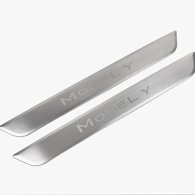 Tesla Model Y Door Sill Covers Vinyl Wrap Protector (2020-2023) - T-Launch