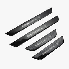 Tesla Model Y Door Sill Covers Vinyl Wrap Protector (2020-2023) - T-Launch