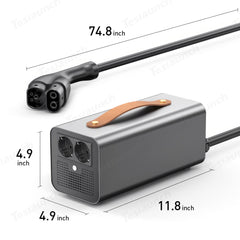 Tesla V2L Adapter & Discharge Device for Model 3/Y/S/X (European Version) - T-Launch