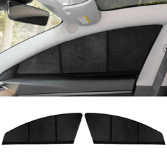 Side Windows Suede Opaque Privacy Sunshades for Tesla Model 3/Y