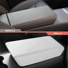 TPE Center Console Armrest Cover for Tesla Model Y Juniper 2025+ - T-Launch