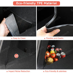 TPE Rear Trunk Side Storage Box for Tesla Model Y Juniper 2025+ (2 Pcs) - T-Launch