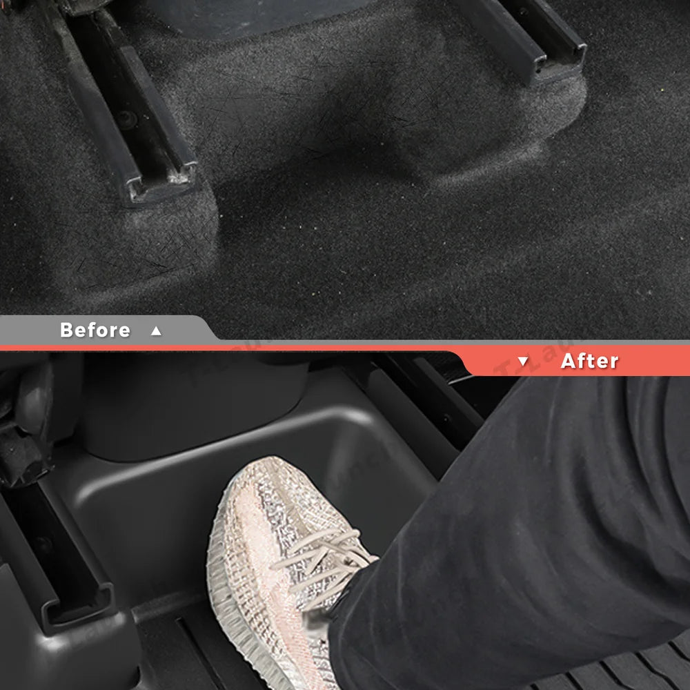 TPE Under-Seat Corner Anti-Kick Covers for Tesla Model Y Juniper 2025+ - T-Launch