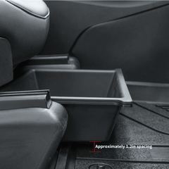 TPE+ABS Double Layer Hidden Underseat Storage Box for Tesla Model X 2023+ - T-Launch