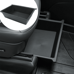 TPE+ABS Double Layer Hidden Underseat Storage Box for Tesla Model X 2023+ - T-Launch