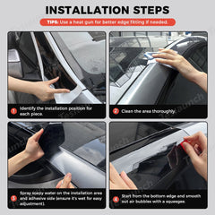 TPU Roof Pillar Delete Wrap for Tesla Model Y Juniper 2025+ - T-Launch
