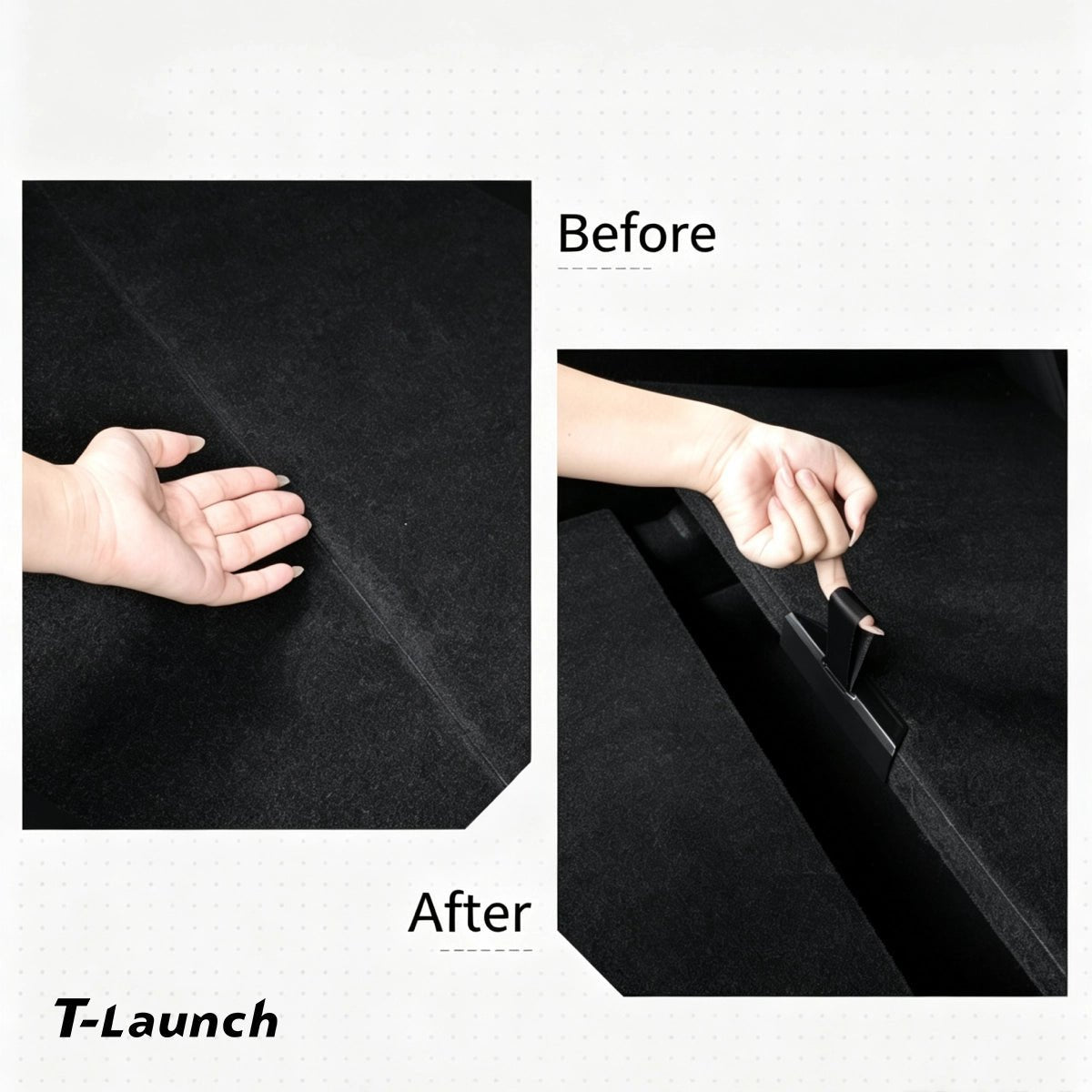 Trunk Cargo Cover Pull Handle for Tesla Model Y Juniper 2025+ - T-Launch