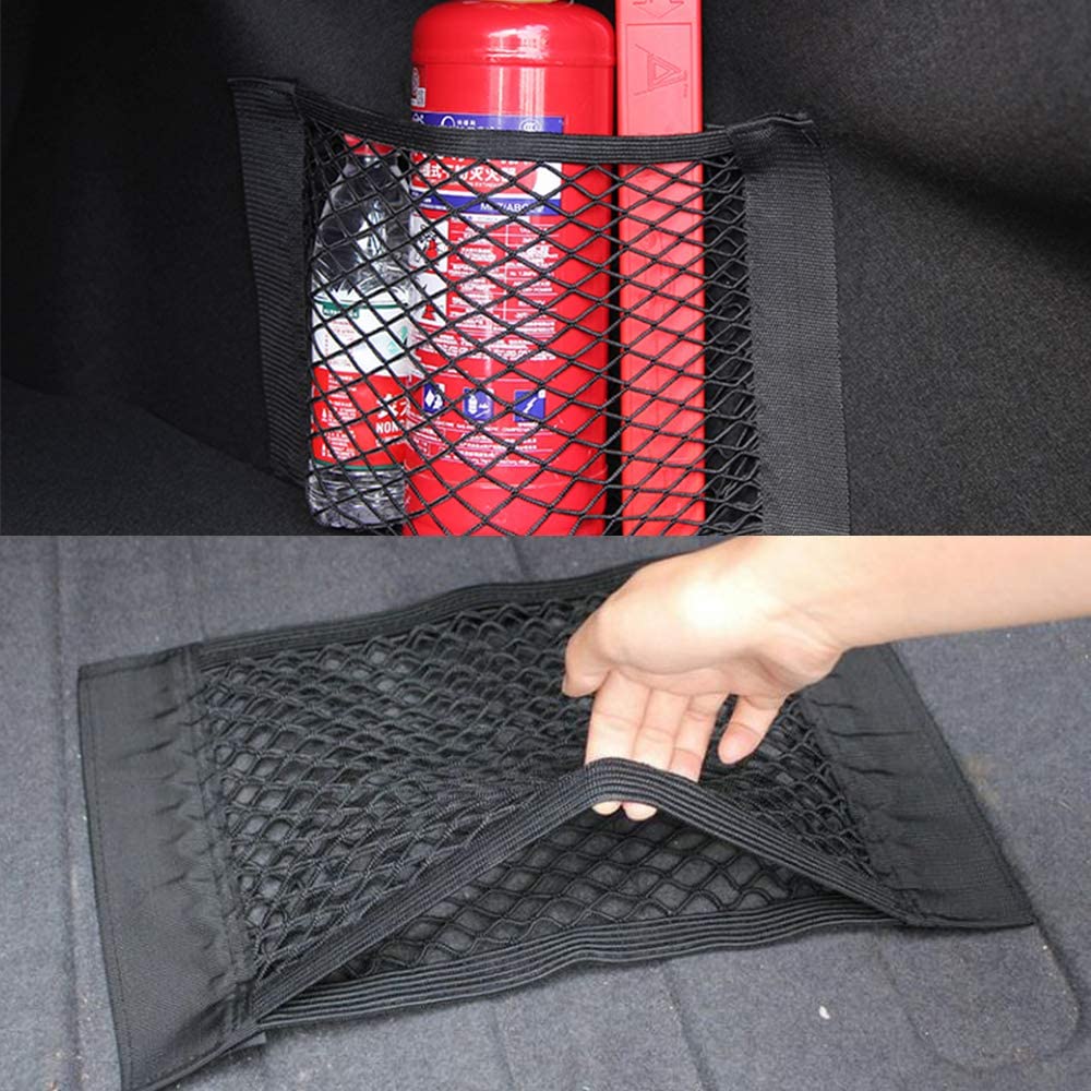 Trunk Mesh Cargo Net Storage Bag Fixed Net Bag For Tesla Model 3/Y/S/X - T-Launch