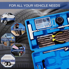 Tubeless Tire Repair Kit - Fits All Cars - T-Launch