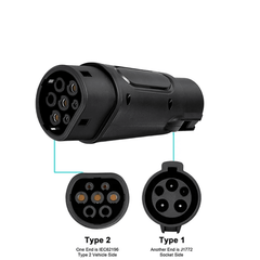 Type 1 to Type 2 EV Charging Adapter - T-Launch