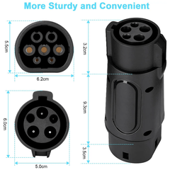 Type 1 to Type 2 EV Charging Adapter - T-Launch