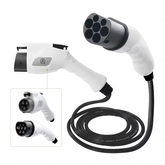 Cable de carga para vehículos eléctricos de tipo 1/J1772 con conector tipo 2