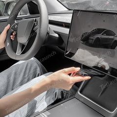 Under Central Control Screen Hidden Storage Box with Tray for Tesla Model Y Juniper 2025+ - T-Launch
