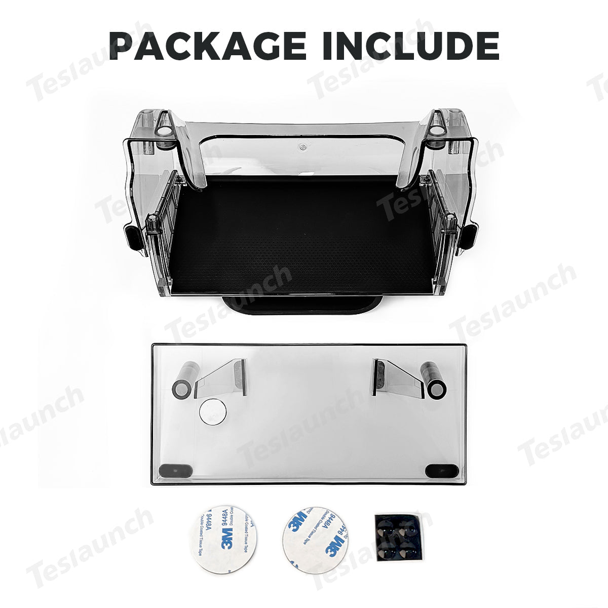 Under Central Control Screen Hidden Storage Box with Tray for Tesla Model Y Juniper 2025+ - T-Launch