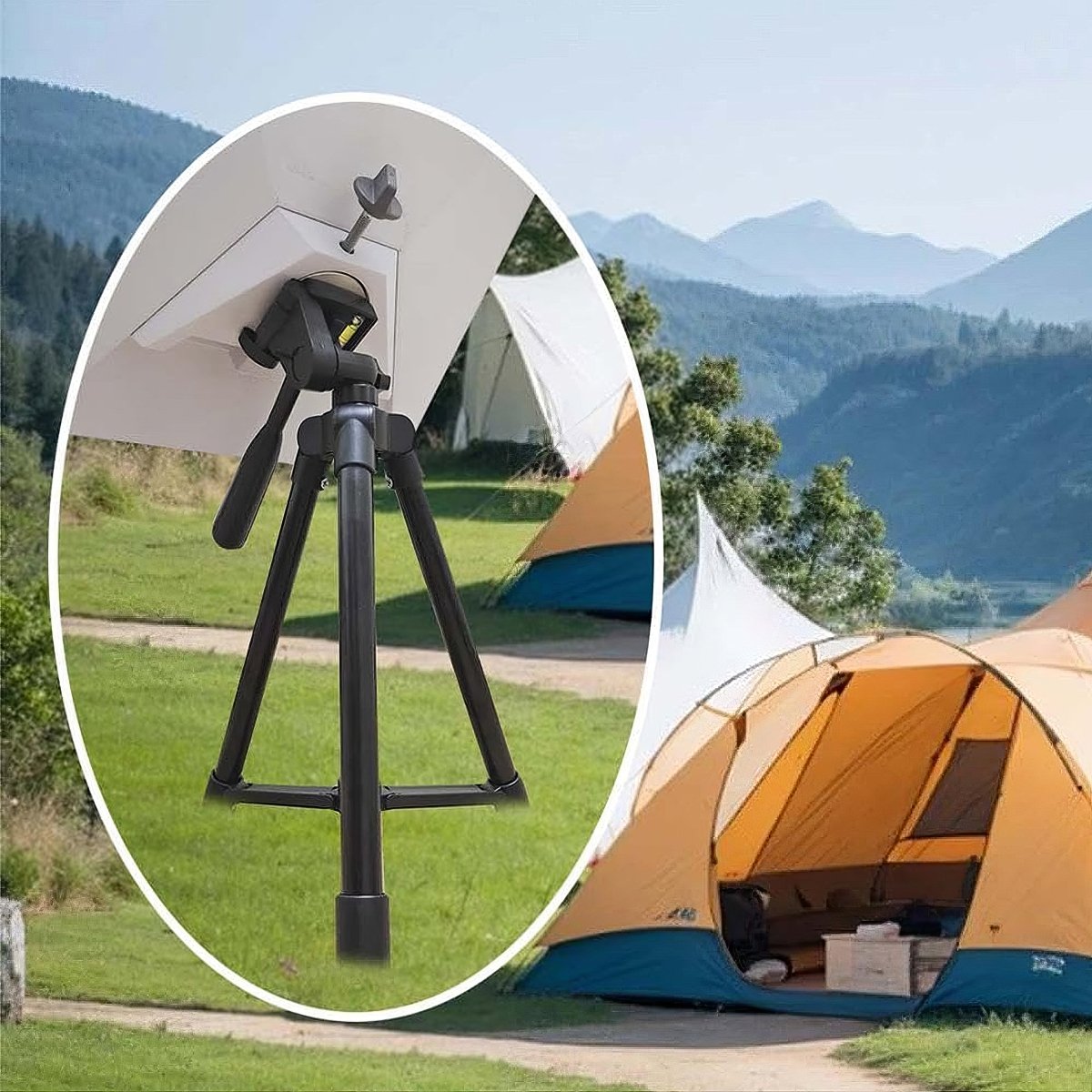 Universal 1/4"-20 Thread Tripod Mount Adapter for Starlink Mini - T-Launch