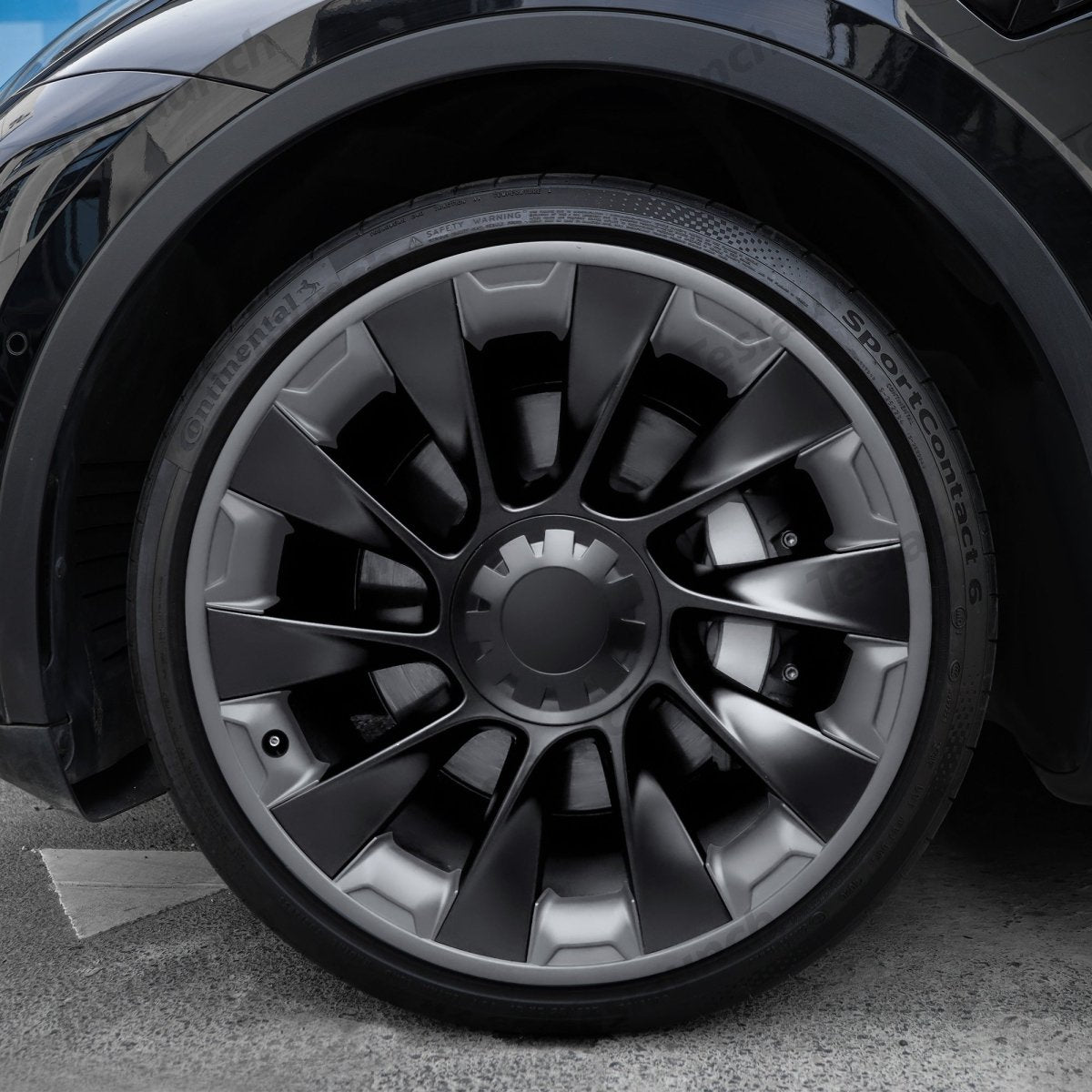 Upgraded All-in-one Mech Style Rim Protector for Model Y 20'' Induction Wheels - T-Launch