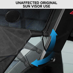 Upper Front Windshield Sunshade Mesh Sun Visor for Cybertruck (2 Pcs) - T-Launch