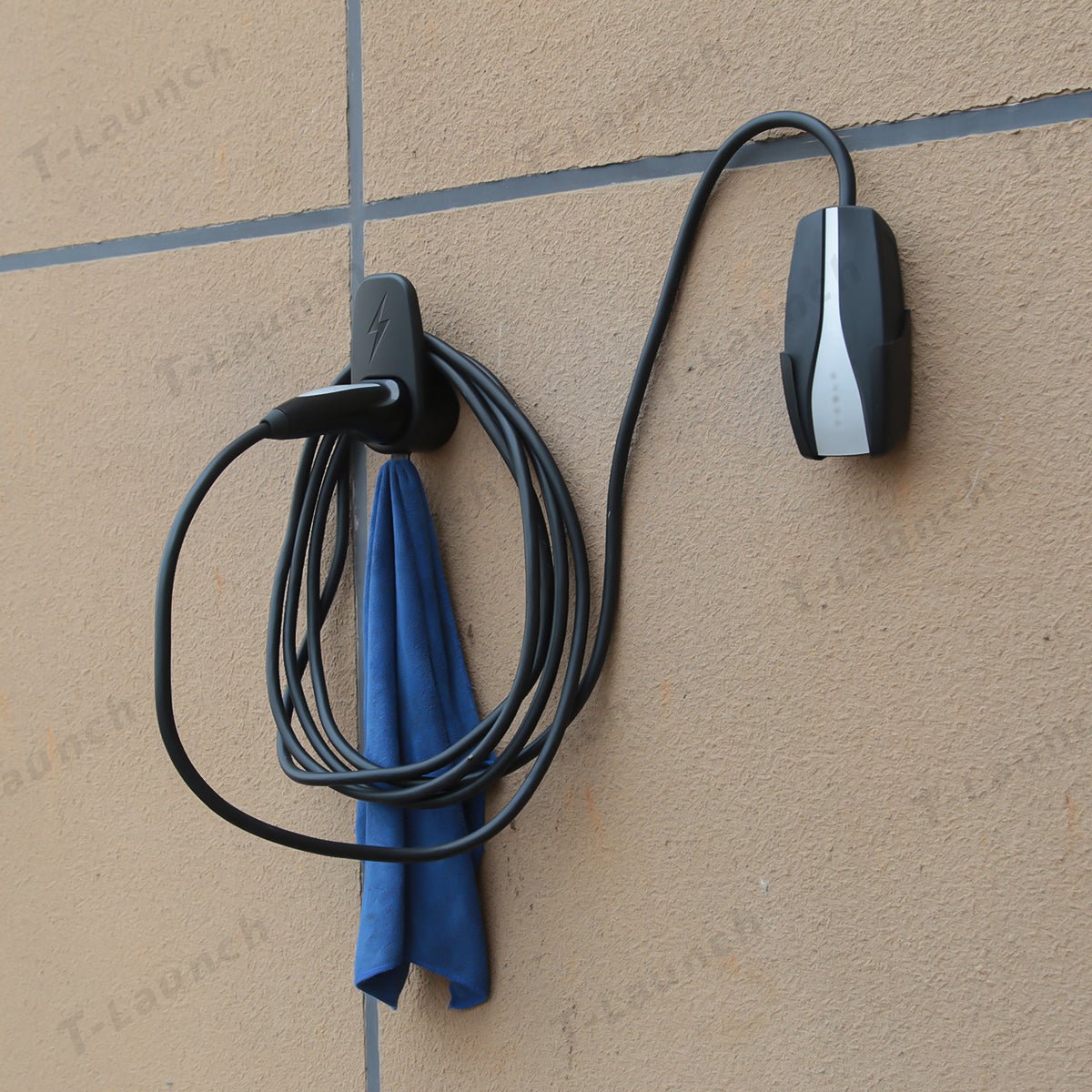 US / EUR Standard Charger Cable Organizer Holder for Tesla Model S/X/3/Y - T-Launch