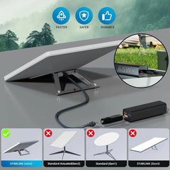 USB-C Male to DC Female Power Cable Adapter for Starlink Mini - T-Launch