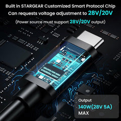 USB-C to DC Power Cable for Starlink Mini - T-Launch