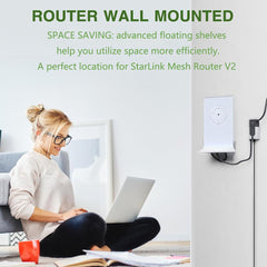 Wall Mount Bracket for Starlink Gen 2 Router - T-Launch