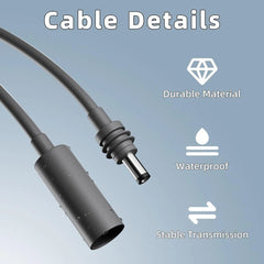 Waterproof DC Extension Cable (Female to Male) for Starlink Mini - T-Launch