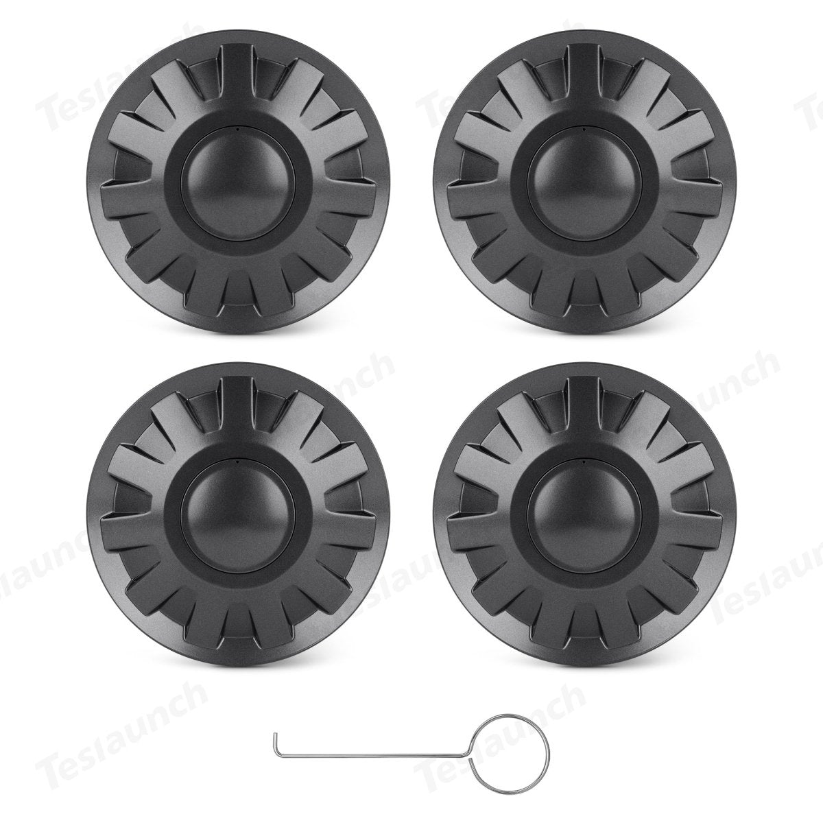 Wheel Hub Caps Center Cover for 2024+ Model 3 Highland 18 Inch Photon Wheel (4 PCS) - T-Launch