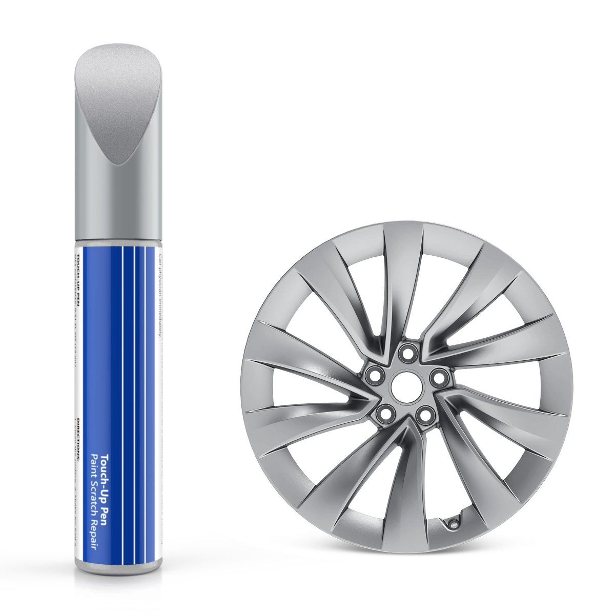 Wheel Rims & Covers Touch Up Paint for Tesla Model Y Juniper – DIY Curb Rash Repair with Color-Matched Paint - T-Launch