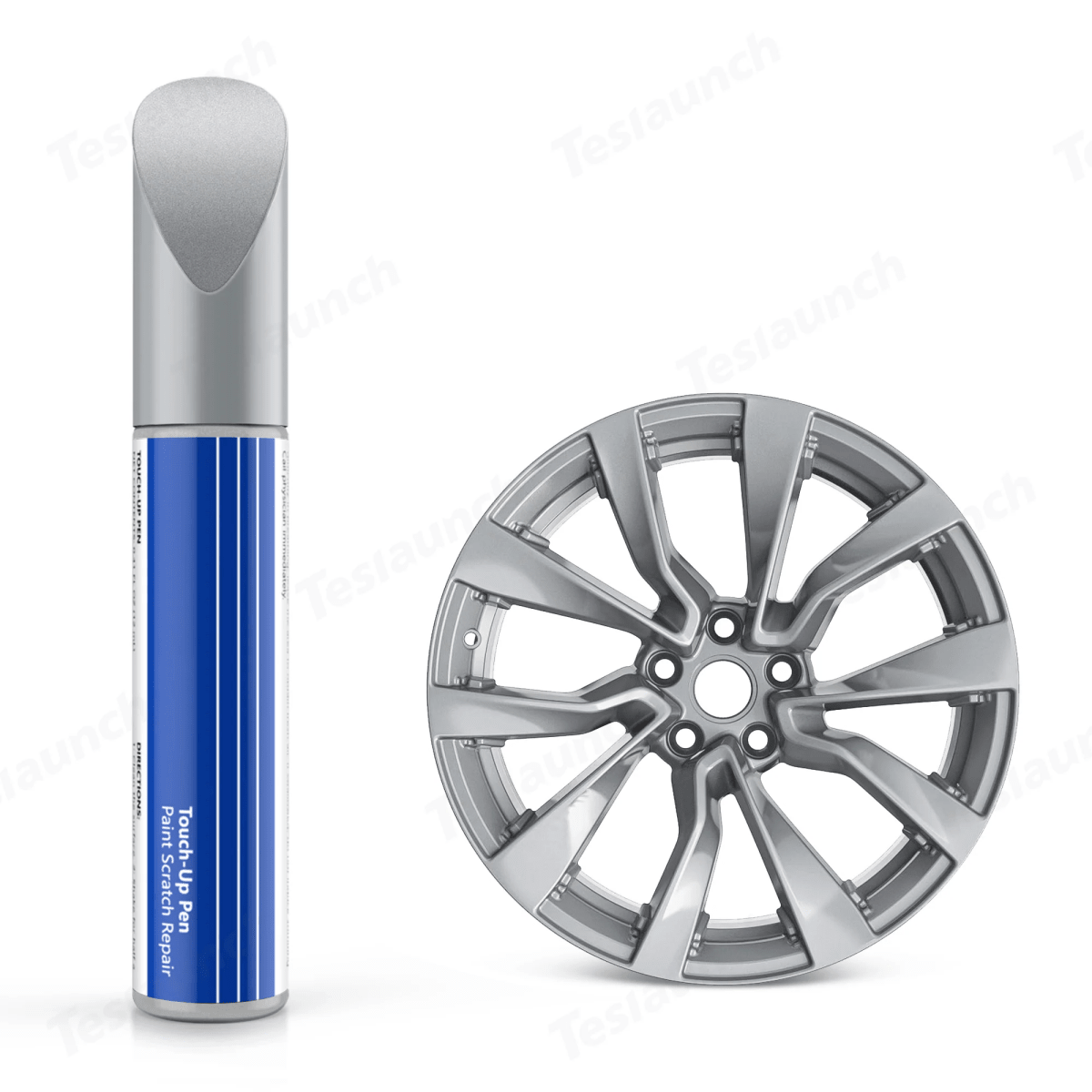Wheel Rims Touch Up Paint for Tesla 2024+ Model 3 Highland - DIY Curb Rash Repair with Color-matched Touch Up Paint - T-Launch