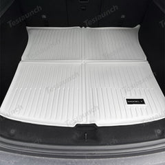 White All Weather TPE Interior Floor Mats Cargo Liners Set for Tesla Model Y Juniper 2025+ - T-Launch