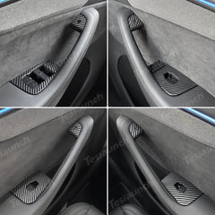 Window & Door Button Trim Cover Set (10 PCS) for 2026 New Tesla Model Y Standard - T-Launch