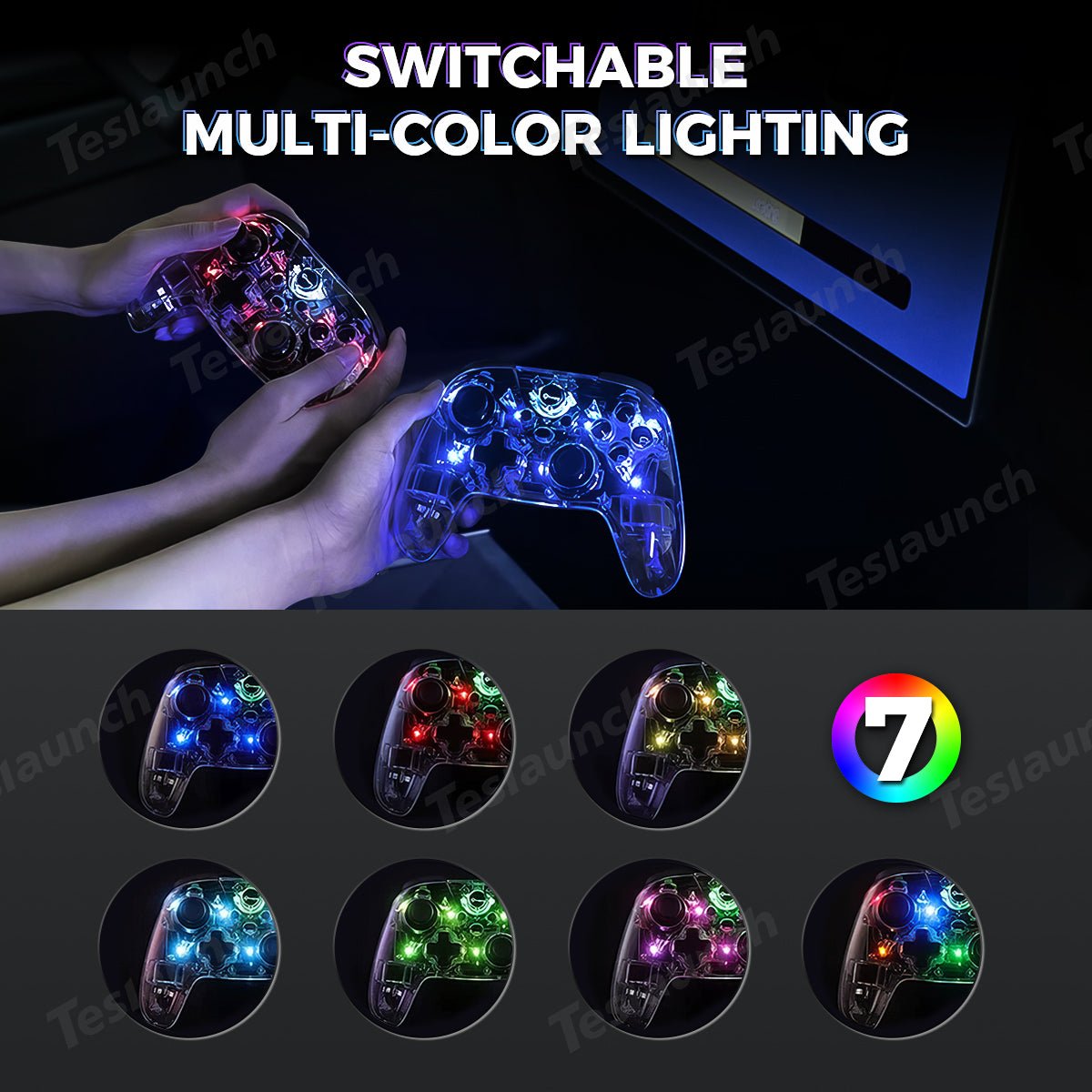 Wireless Game Controller for Tesla Model 3/Y/X/S/Cybertruck - T-Launch
